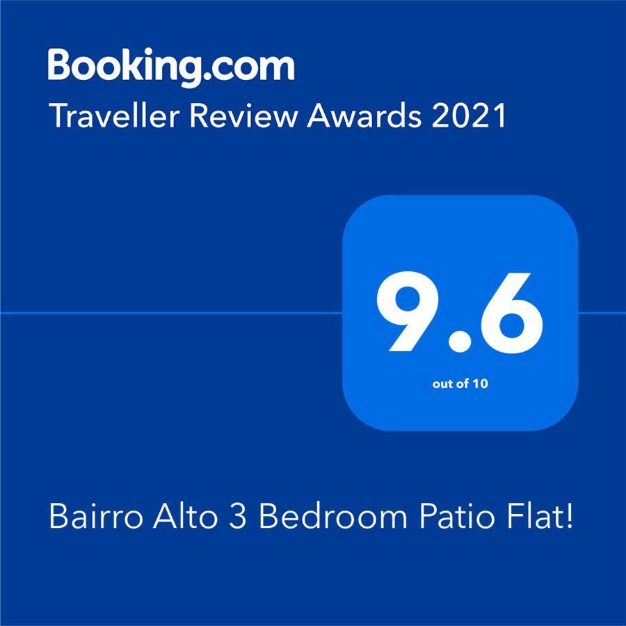 Bairro Alto 3 Bedroom Patio Flat! Lisboa Exteriör bild